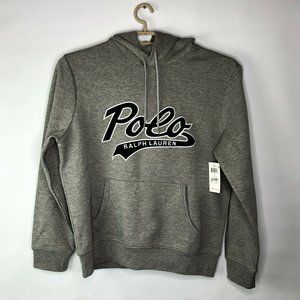 Polo Ralph Lauren Mens Gray Pullover Hoodie Size L